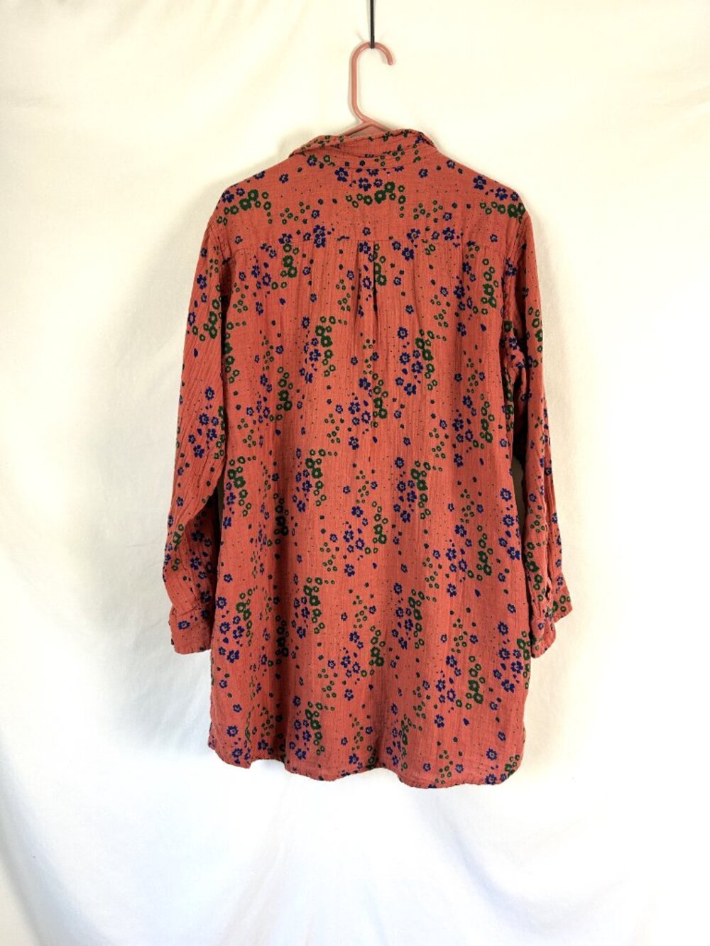 Natural Life Floral Gauze Shirt Georgia Dress XL - Picture 4 of 6
